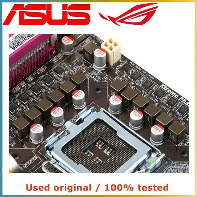 Alt view image 3 of 4 - For P43 For P5P43TD PRO Computer Motherboard LGA 775 DDR3 16G Desktop Mainboard SATA II PCI-E 2.0 X16