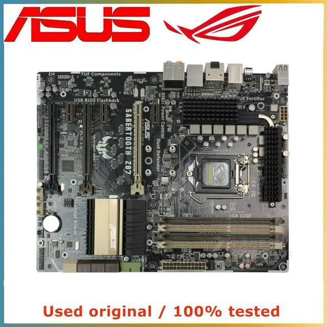 Main image of For SABERTOOTH Z87  Computer Motherboard LGA 1150 DDR3 32G For Z87 Desktop Mainboard SATA III PCI-E 3.0 X16