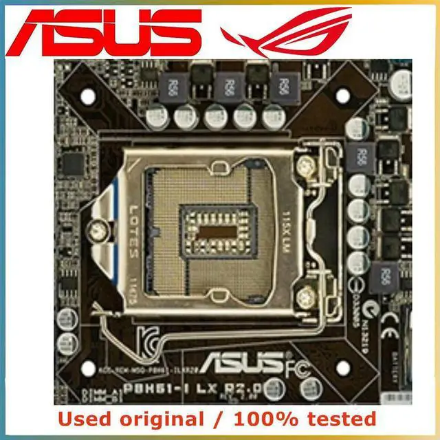 Alt view image 3 of 4 - MINI ITX P8H61-I LX R2.0 Computer Motherboard LGA 1155 DDR3 16G For H61 P8H61 Desktop Mainboard SATA II PCI-E 2.0 X16