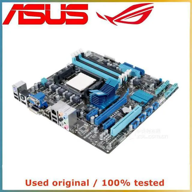 Alt view image 2 of 4 - For M4A88TD-M Computer Motherboard AM3 DDR3 32G For 880G Desktop Mainboard USB2.0 SATA II
