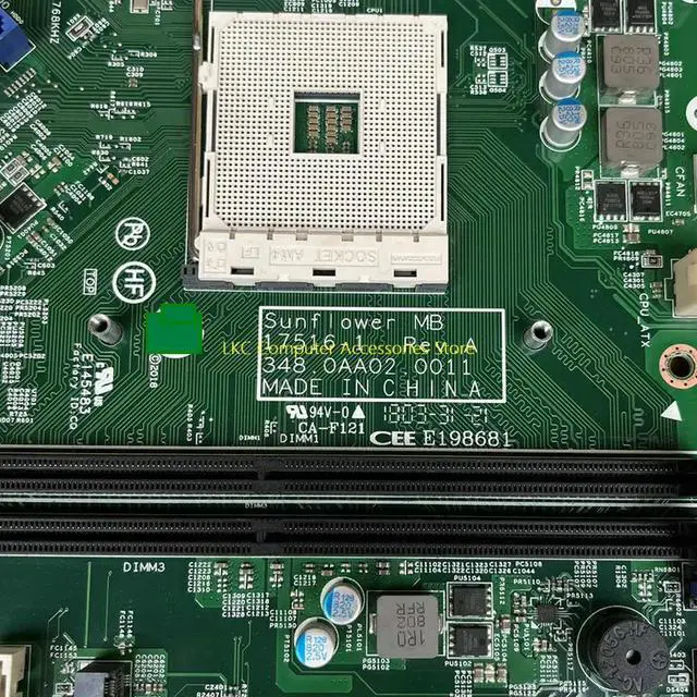 Alt view image 3 of 7 - FOR Vostro Inspiron 3472 Motherboard 17051-1 T1C85 0T1C85 CN-0T1C85 Mainboard J4005CPU DDR4