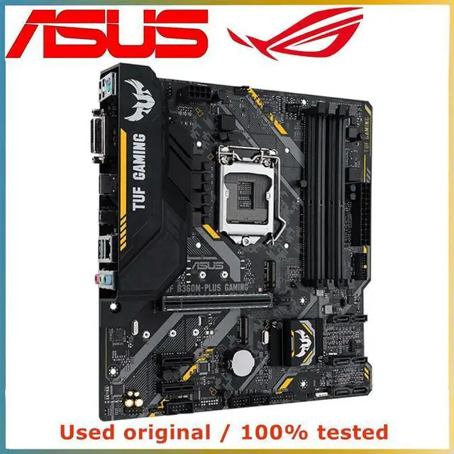 Alt view image 2 of 4 - For TUF B360M-PLUS GAMING Computer Motherboard LGA 1151 DDR4 64G For B360 Desktop Mainboard SATA III PCI-E 3.0 X16