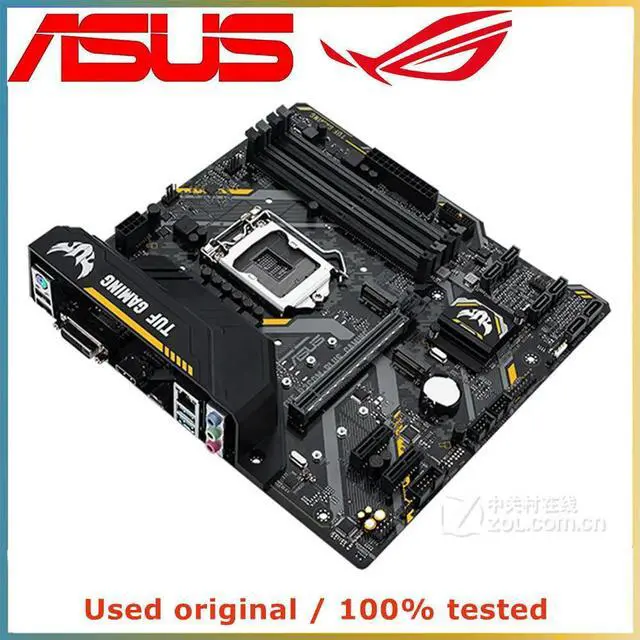 Alt view image 4 of 4 - For TUF B360M-PLUS GAMING Computer Motherboard LGA 1151 DDR4 64G For B360 Desktop Mainboard SATA III PCI-E 3.0 X16