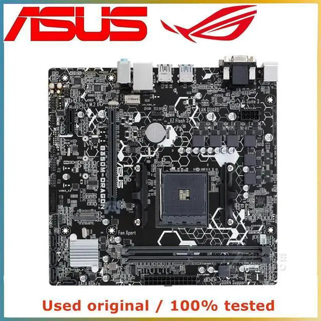 Alt view image 2 of 4 - For B350 For B350M-DRAGON Computer Motherboard AM4 DDR4 32G Desktop Mainboard  SATA III USB PCI-E 3.0 X16