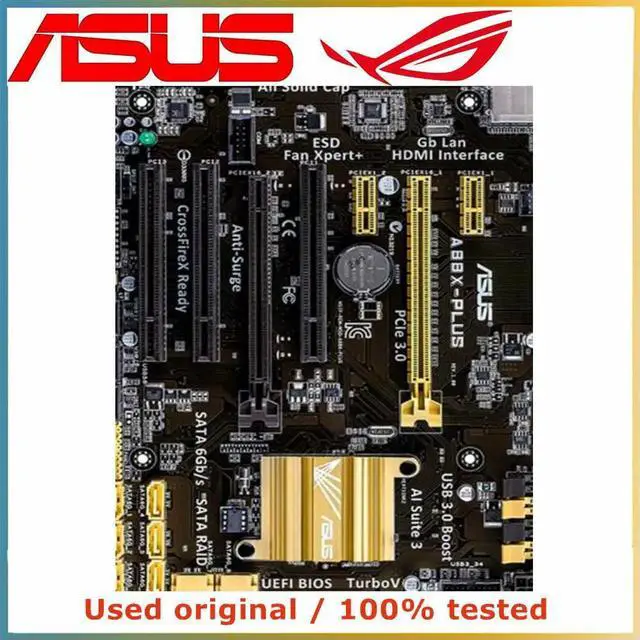 Alt view image 4 of 4 - For A88X For A88X-PLUS Computer Motherboard FM2 FM2+ DDR3 64G Desktop Mainboard  SATA III USB PCI-E 3.0 X16