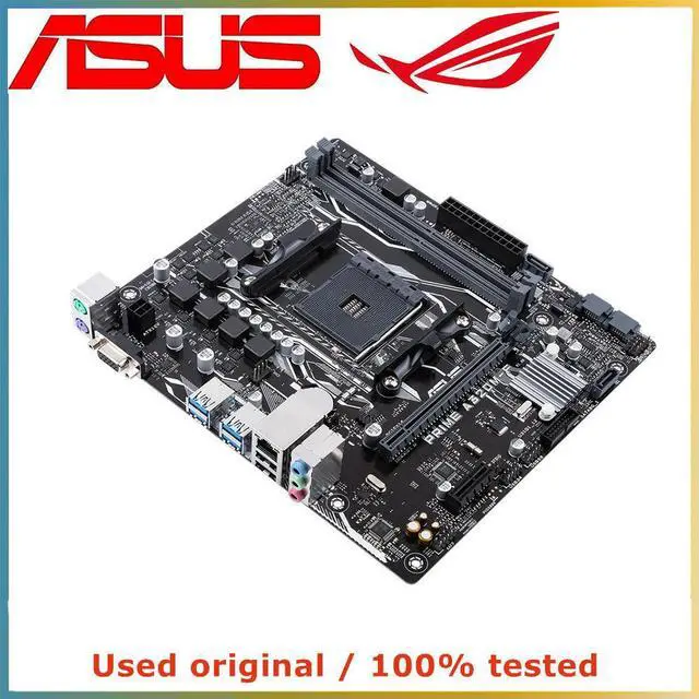 Alt view image 3 of 4 - For A320 For PRIME A320M-F Computer Motherboard AM4 DDR4 32G Desktop Mainboard  SATA III USB PCI-E 3.0 X16