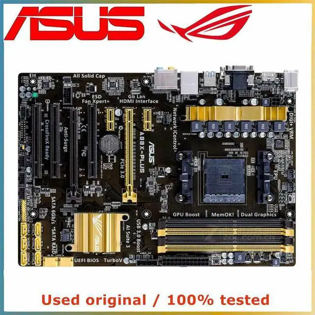 Main image of For A88X For A88X-PLUS Computer Motherboard FM2 FM2+ DDR3 64G Desktop Mainboard  SATA III USB PCI-E 3.0 X16