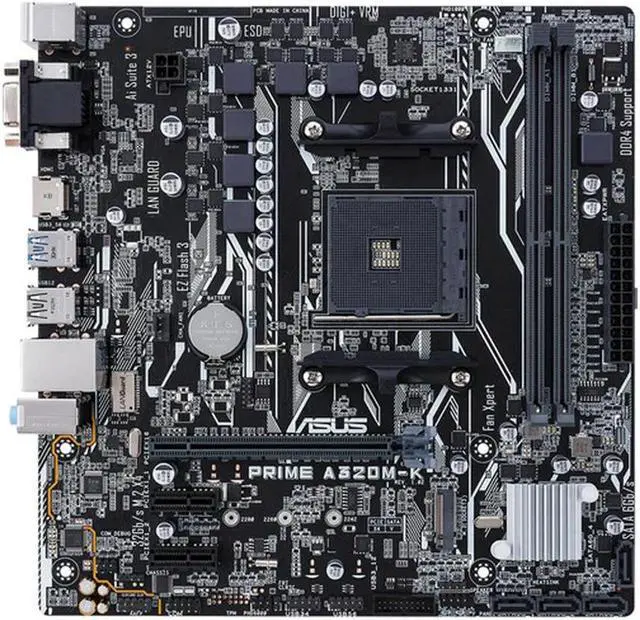 Alt view image 2 of 4 - PRIME A320M-K motherboard Socket AM4 DDR4 USB3.0 SATA3 HDMI VGA 32GB B320 desktop motherboard disassembly
