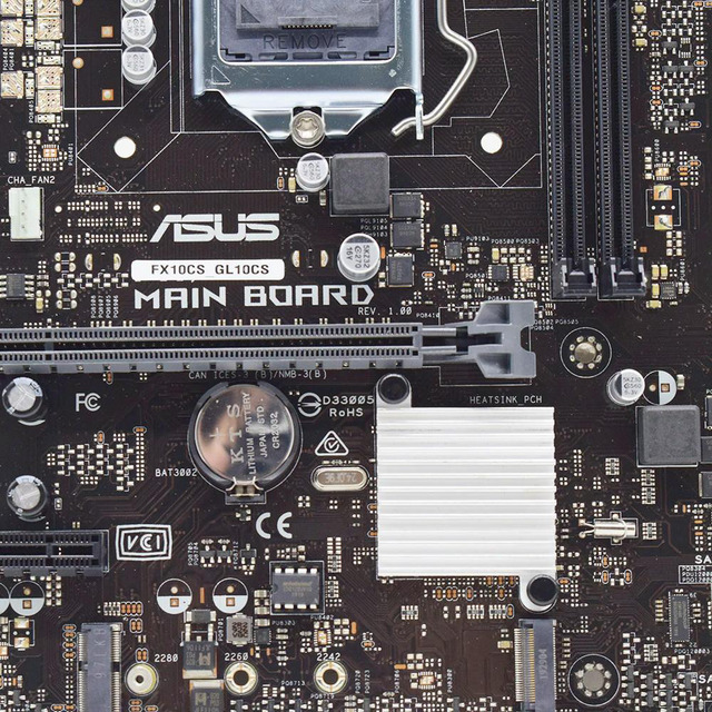 Carte Mère ASUS LGA 1151 Compatible I3/i5/i7 8e & 9e Génération (FX10CS/GL10CS) - Pour Bureau Gaming