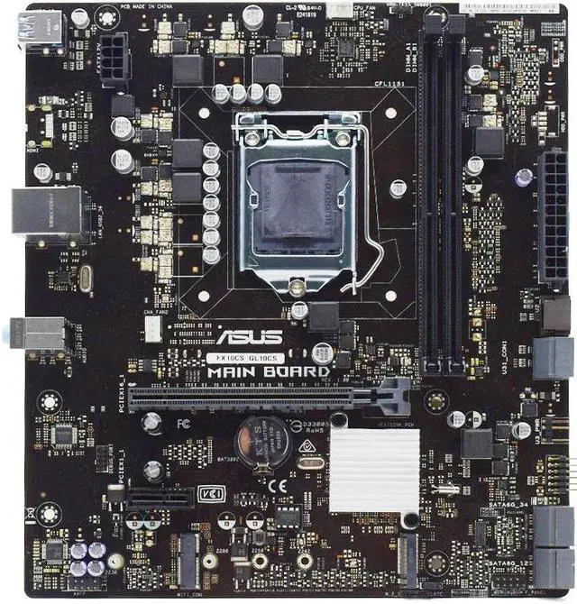 Alt view image 2 of 4 - LGA 1151 Motherboard FX10CS GL10CS Supports for Coer i3 8100 9100 9100F i5 8400 8500 9400 9400F 9600KF i7 8700K 9700F