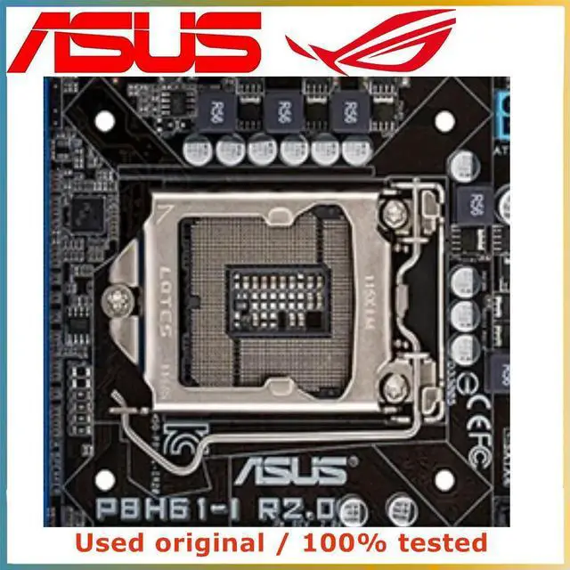 Alt view image 2 of 4 - MINI ITX For P8H61-I R2.0 H61i Computer Motherboard LGA 1155 DDR3 For H61 P8H61 Desktop Mainboard PCI-E 2.0 X16