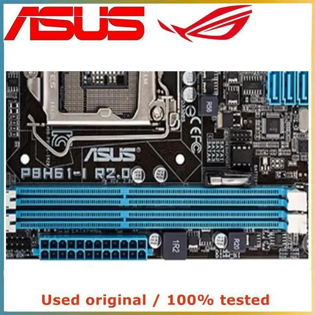 Alt view image 3 of 4 - MINI ITX For P8H61-I R2.0 H61i Computer Motherboard LGA 1155 DDR3 For H61 P8H61 Desktop Mainboard PCI-E 2.0 X16