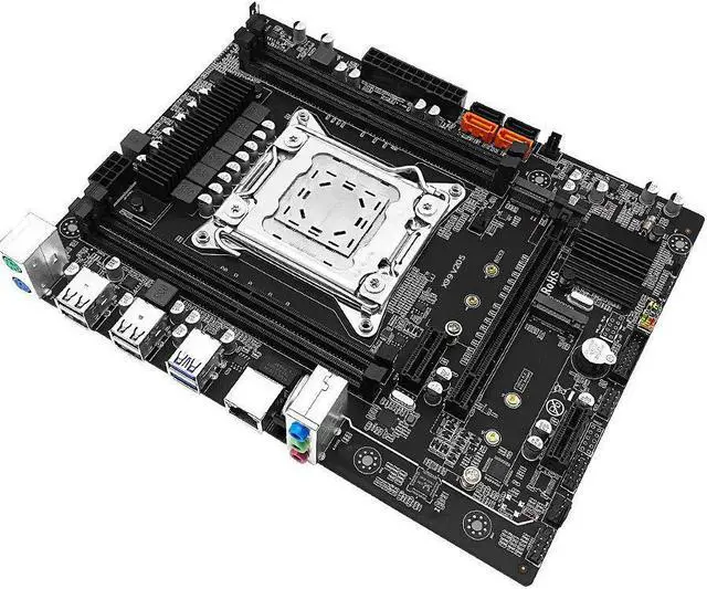 Alt view image 4 of 4 - lotorasia X99 V205 Motherboard LGA 2011-3 Xeon E5 2670 2666 V3/V4 CPU DDR4 ECC Memory NVME M.2 USB 3.0