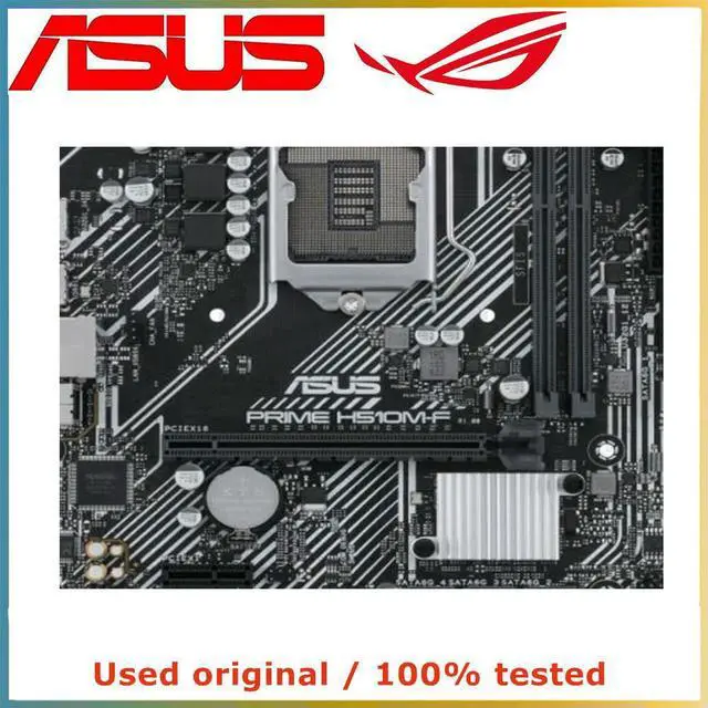 Alt view image 2 of 4 - For PRIME H510M-F Computer Motherboard LGA 1200 DDR4 64G For H510 Desktop Mainboard M.2 NVME PCI-E 3.0 X16