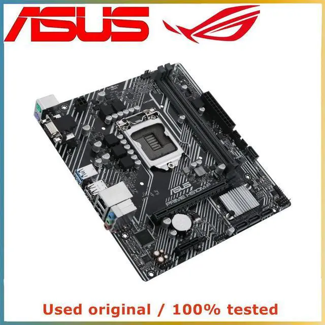 Alt view image 4 of 4 - For PRIME H510M-F Computer Motherboard LGA 1200 DDR4 64G For H510 Desktop Mainboard M.2 NVME PCI-E 3.0 X16