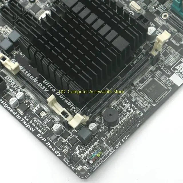 Alt view image 4 of 4 - For GA-N3160N-D3V Mtherboard HDMI+VGA 8GB N3160 CPU M.2 SATA3.0 DDR3 Mini-ITX 17*17 Mainboard 100%Tested