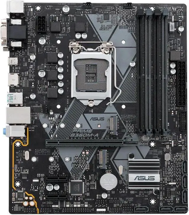 Alt view image 2 of 4 - PRIME B360M-A With B360 LGA 1151 Micro-ATX Desktop Motherboard