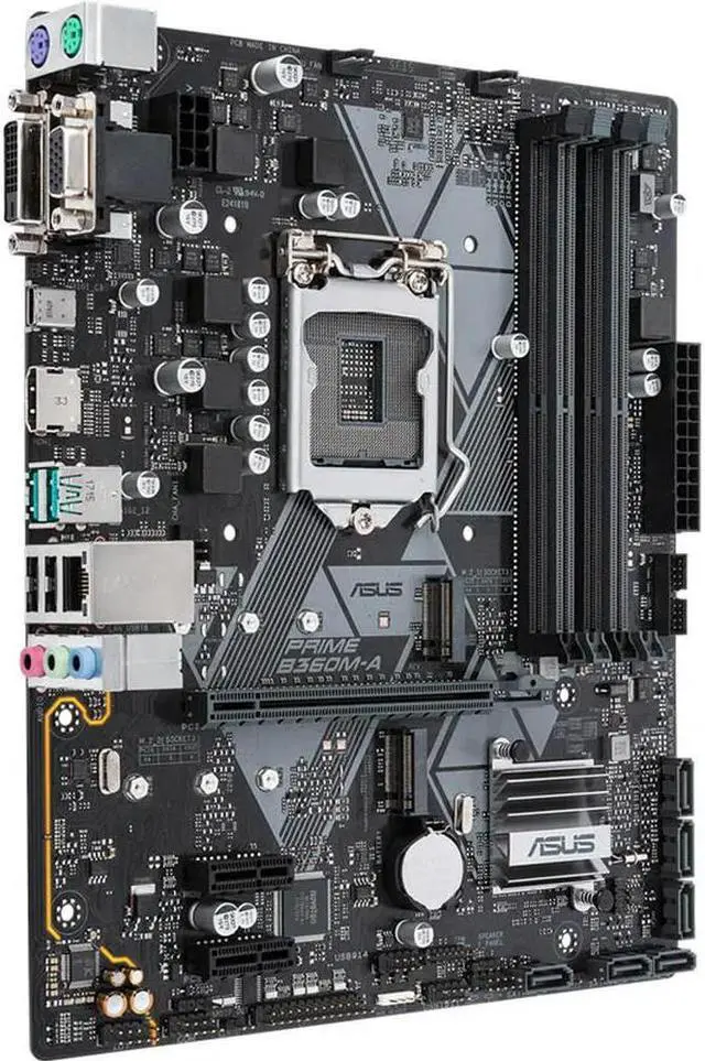 Alt view image 4 of 4 - PRIME B360M-A With B360 LGA 1151 Micro-ATX Desktop Motherboard