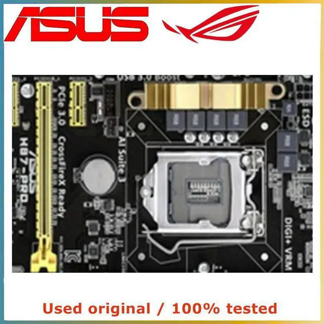 Alt view image 2 of 4 - For H87-PRO Computer Motherboard LGA 1150 DDR3 32G For H87 Desktop Mainboard SATA III PCI-E 3.0 X16