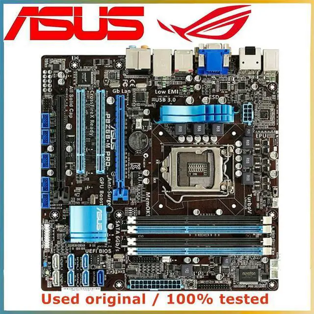 Alt view image 5 of 7 - For P8Z68-M PRO Computer Motherboard LGA 1155 DDR3 32G For Z68 P8Z68 Desktop Mainboard SATA III PCI-E 3.0 X16