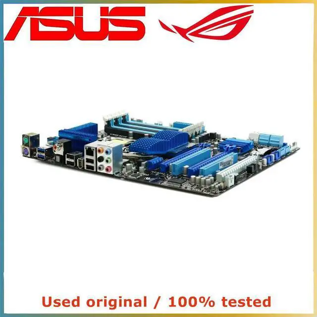 Alt view image 3 of 4 - For X58 For P6X58D-E Computer Motherboard LGA 1366 DDR3 24G Desktop Mainboard SATA II PCI-E 2.0 X16