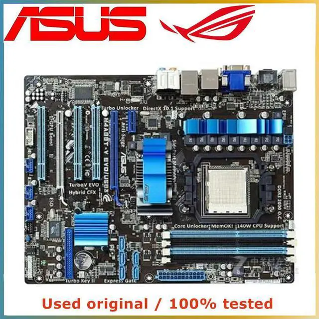 Main image of For M4A88T-V EVO/USB3 Computer Motherboard AM3 DDR3 32G For 880G Desktop Mainboard USB2.0 SATA II