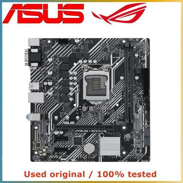 Main image of For PRIME H510M-E Computer Motherboard LGA 1200 DDR4 64G For H510 Desktop Mainboard M.2 NVME PCI-E 3.0 X16