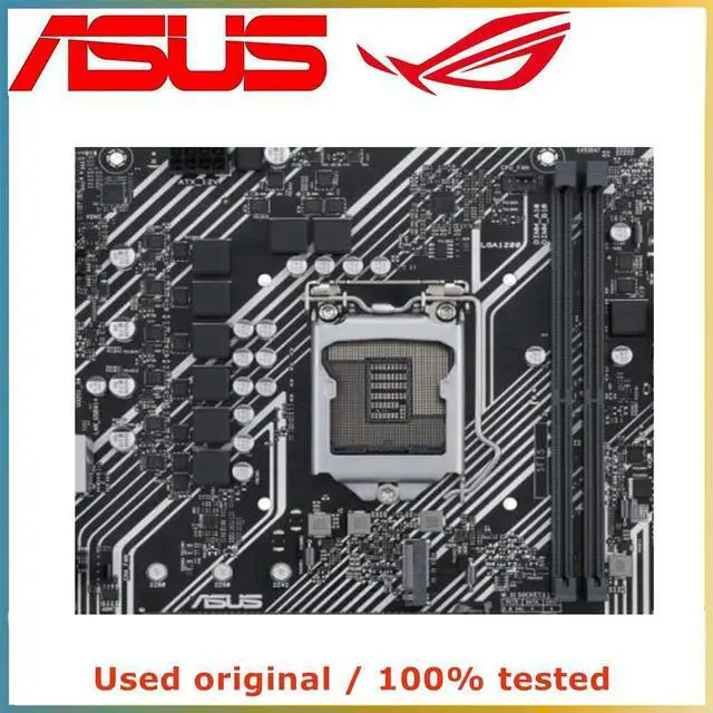 Alt view image 2 of 4 - For PRIME H510M-E Computer Motherboard LGA 1200 DDR4 64G For H510 Desktop Mainboard M.2 NVME PCI-E 3.0 X16