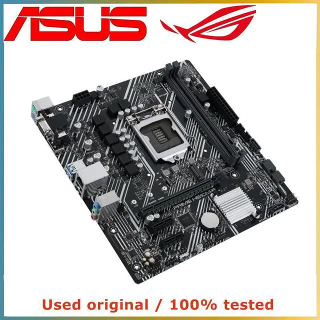 Alt view image 4 of 4 - For PRIME H510M-E Computer Motherboard LGA 1200 DDR4 64G For H510 Desktop Mainboard M.2 NVME PCI-E 3.0 X16