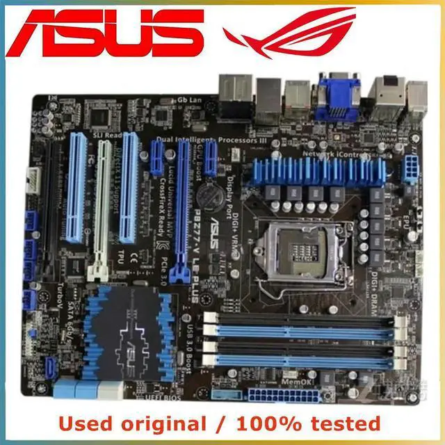 Alt view image 5 of 7 - For P8Z77-V LE PLUS Computer Motherboard LGA 1155 DDR3 32G For Z77 P8Z77 Desktop Mainboard SATA III PCI-E 3.0 X16