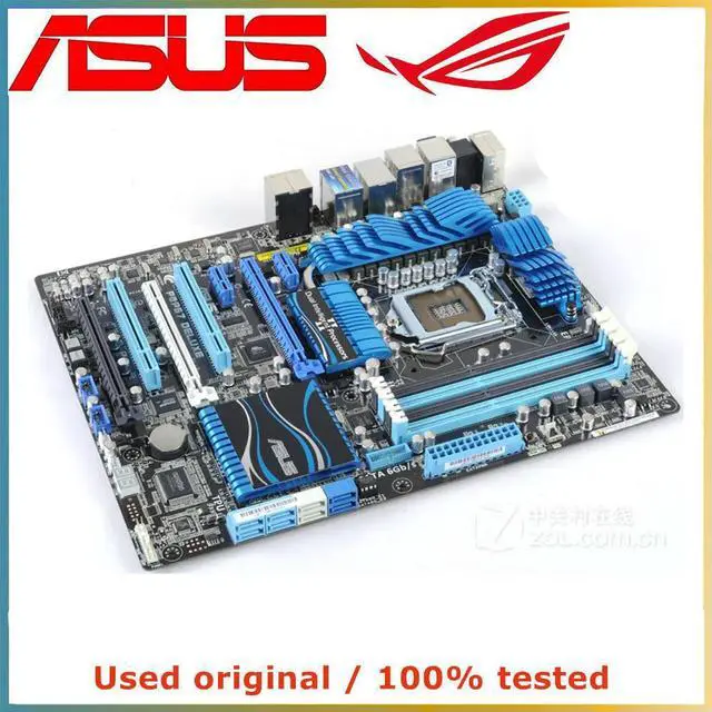 Alt view image 2 of 4 - For P8P67 Deluxe Computer Motherboard LGA 1155 DDR3 32G For P67 P8P67 Desktop Mainboard SATA III PCI-E 3.0 X16