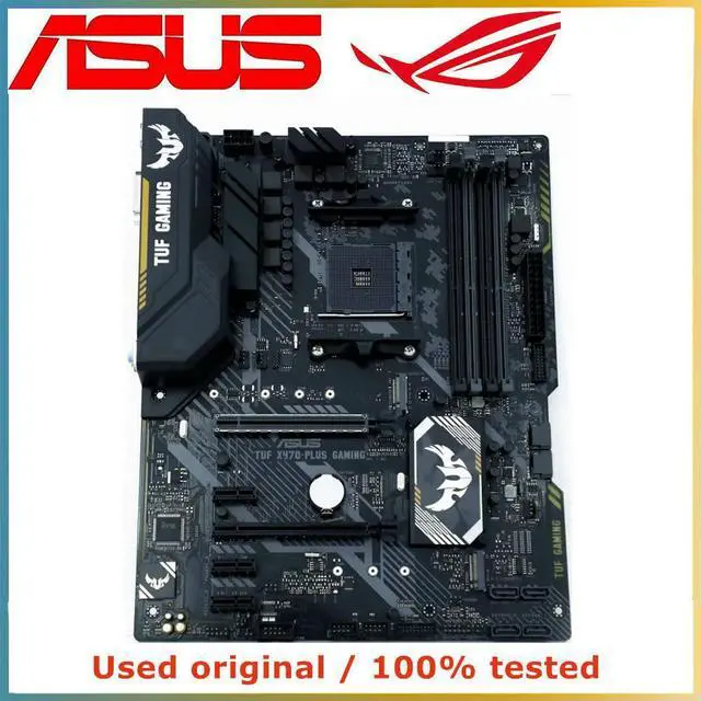 Alt view image 3 of 4 - For X470 For TUF X470-PLUS GAMING Computer Motherboard AM4 DDR4 64G Desktop Mainboard  SATA III USB PCI-E 3.0 X16