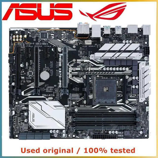 Main image of For X370 For PRIME X370-PRO Computer Motherboard AM4 DDR4 64G Desktop Mainboard  SATA III USB PCI-E 3.0 X16