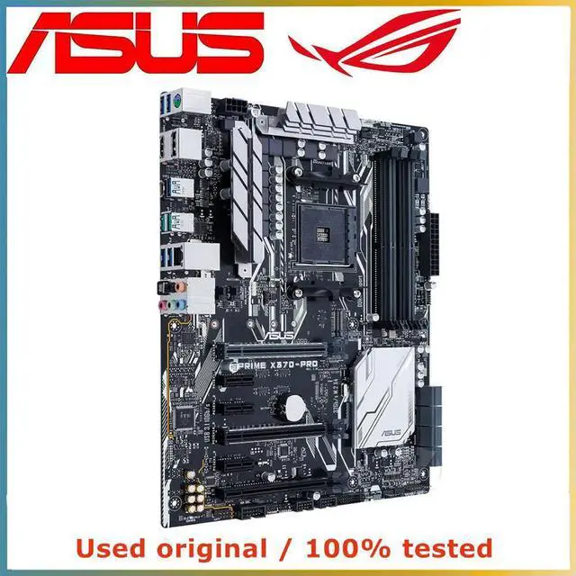 Alt view image 2 of 4 - For X370 For PRIME X370-PRO Computer Motherboard AM4 DDR4 64G Desktop Mainboard  SATA III USB PCI-E 3.0 X16