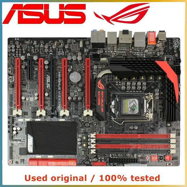 Main image of For Maximus VI Extreme Computer Motherboard LGA 1150 DDR3 32G For Z87 Desktop Mainboard SATA III PCI-E 3.0 X16