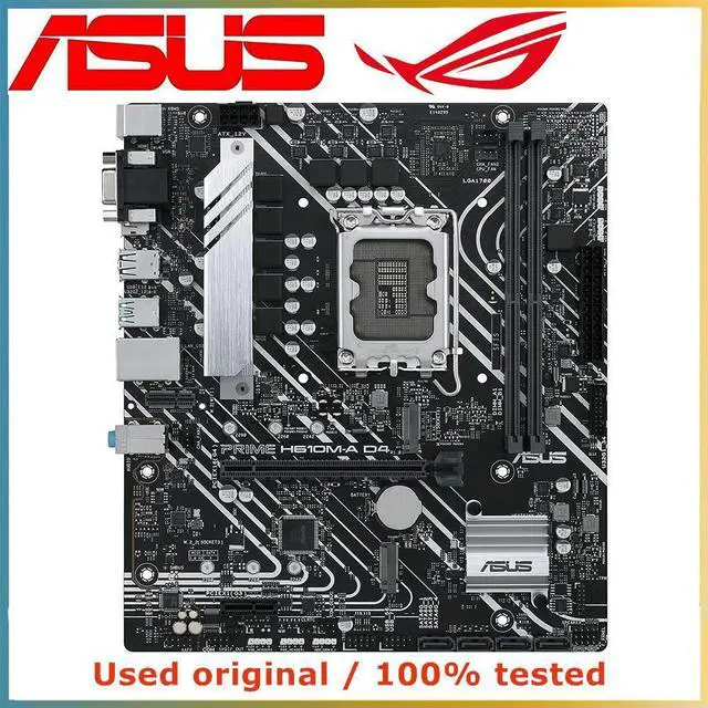 Main image of For H610 For PRIME H610M-A D4 Computer Motherboard LGA 1700 DDR4 64G Desktop Mainboard M.2 NVME PCI-E4.0 PCI-E X16