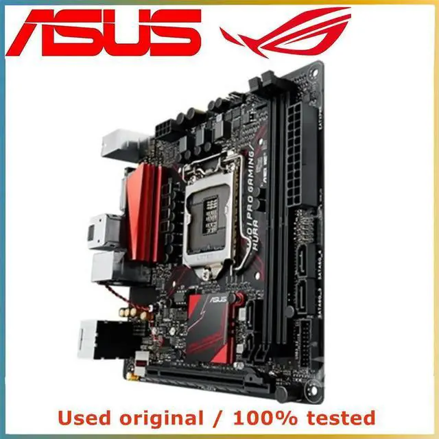 Alt view image 4 of 4 - MINI ITX For B150I PRO GAMING AURA Computer Motherboard LGA 1151 DDR4 32G For B150 Desktop Mainboard PCI-E 3.0 X16