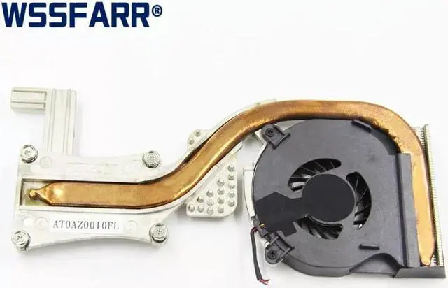 Main image of laptop CPU heatsink fan for Latitude E6410 radiator & fan cooling fan DP/N 0KTPRC AT0AZ0010VL