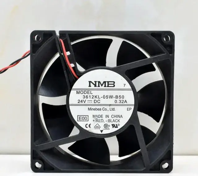 Main image of FOR NMB-MAT 3612KL-05W-B50 E00 DC 24V 0.32A 90x90x32mm 2-Wire Server Cooling Fan