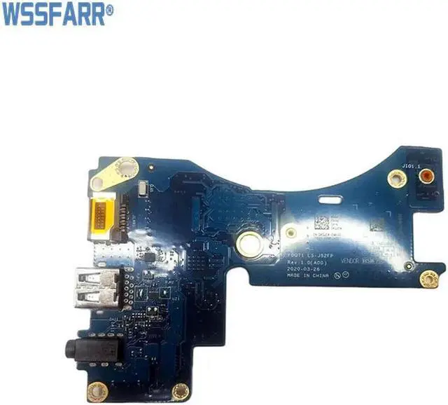 Main image of For M17 R3 USB AUDIO Ethernet wlan IO BOARD FDQ71 LS-J52FP KJJCW 0KJJCW