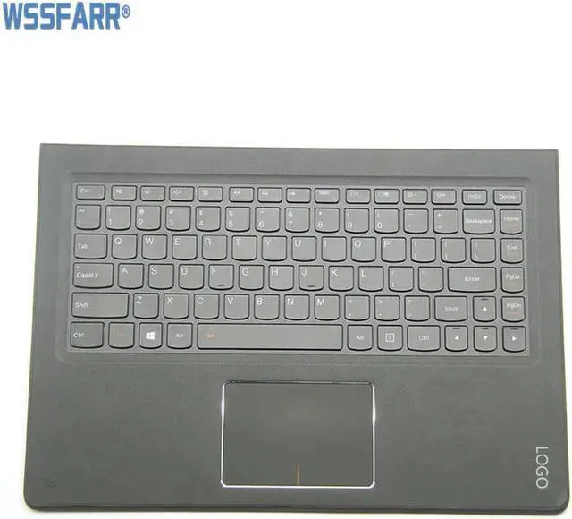Main image of For Yoga 900-13ISK Palmrest Case Upper Cover Touchpad  with US Backlit Keyboard Black 5CB0K48472