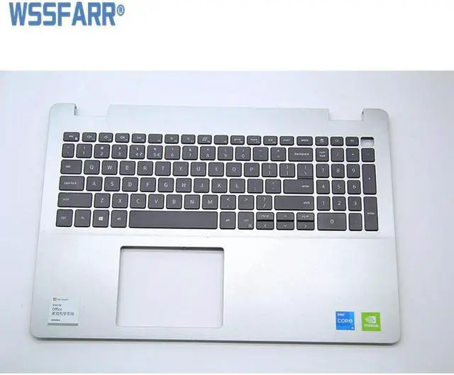 Main image of For Inspiron 15 3000 3501 Palmrest Upper Case Keyboard Bezel Cover US
