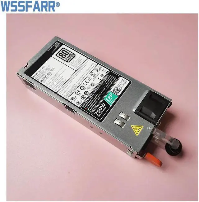 Main image of 750W PSU For R530 R630 R730XD T430 T630 EPP 750W Power Supply D750E-S6 L750E-S0 G6W6K 0G6W6K V1YJ6 HTRH4 TPJ2X