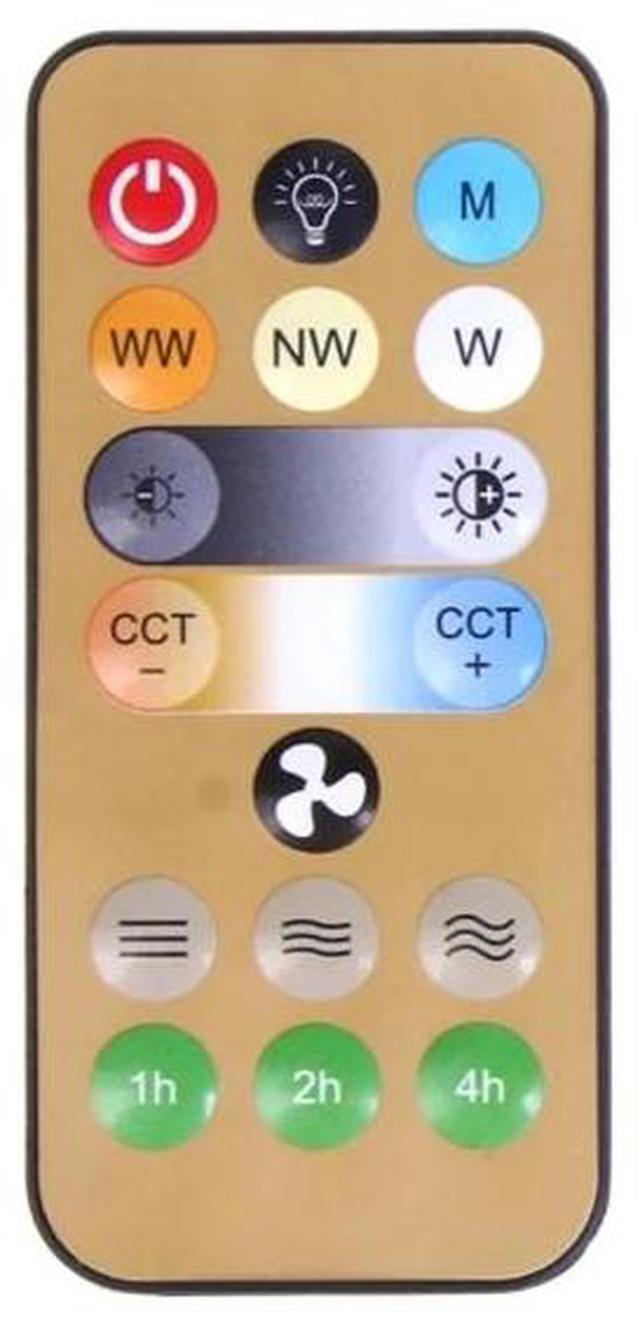 Alt view image 5 of 7 - 1Pc 2023 Replace IR Remote Control fit for E27 Ceiling Fan Light