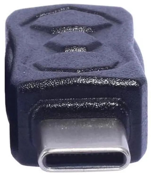 Alt view image 4 of 4 - Type C to Mini USB Adapter, Type C male to Mini USB Female Connector Charge Data Sync Adapter for  Laptop phones