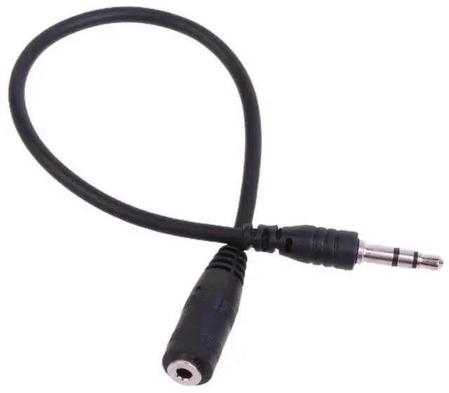 Alt view image 2 of 4 - 3.5mm to 2.5mm Audio Cable 3.5mm Jack Male to 2.5mm Female TRRS Jack Stereo Headphone Audio Mic Aux Cord