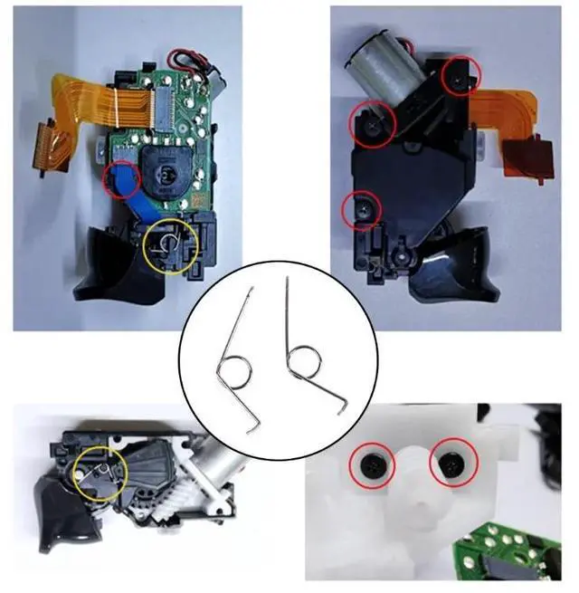 Alt view image 2 of 4 - 10Pcs/Set PS5 Handle Adaptive Motor Metal Spring Replacement Repair Parts for PS5 Controller Parts