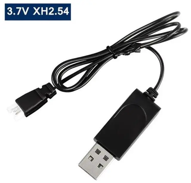 Main image of 3.7V USB Charging Cable XH2.54 Plug Lithium Charger with indicator light for RC Aircraft Helicopter Toys Accessories