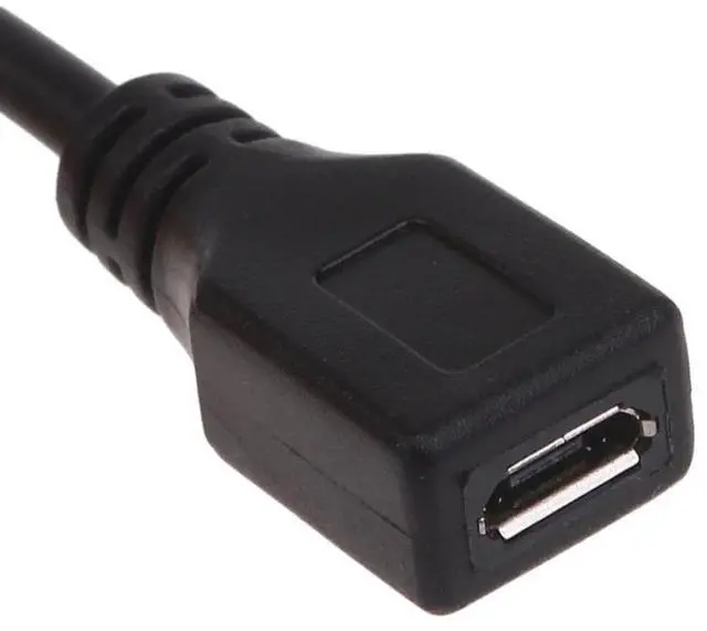 Alt view image 7 of 7 - Micro USB to Mini USB Extension Cable Micro USB Female to Mini USB Male Charging Sync Adapter Cable Cord for Navigator