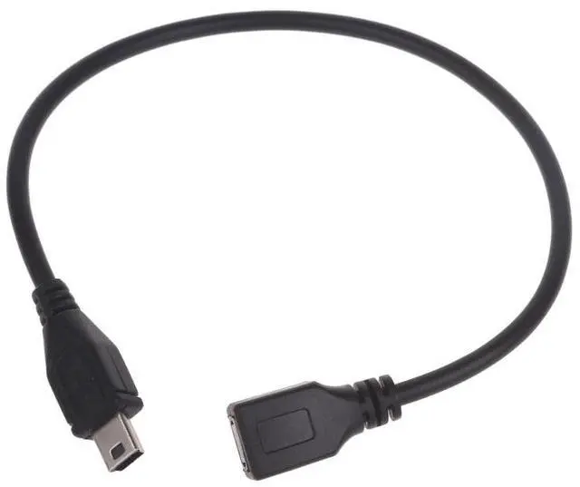 Alt view image 6 of 7 - Micro USB to Mini USB Extension Cable Micro USB Female to Mini USB Male Charging Sync Adapter Cable Cord for Navigator